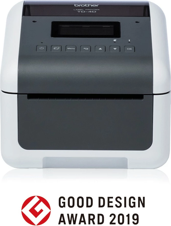 Printer etiketash Brother TD-4550DNWB, 300x300 DPI, Wi-Fi/Bluetooth, gri/bardhë