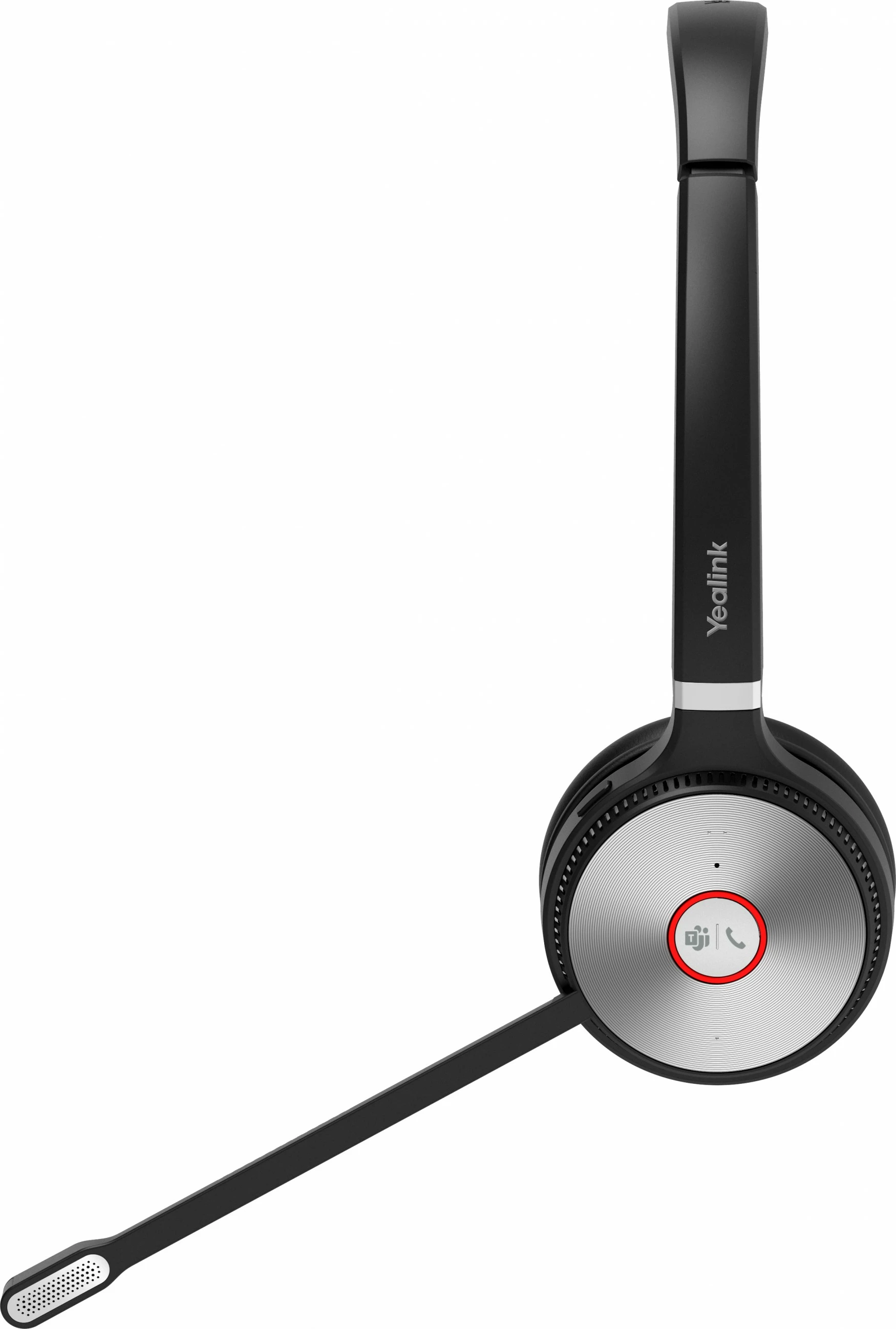 Kufje wireless Yealink WHD622UC-DECT, binaurale, mikrofon MEMS, 300m rreze, e zezë