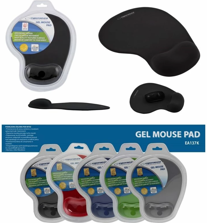 Mouse pad Esperanza, e zezë