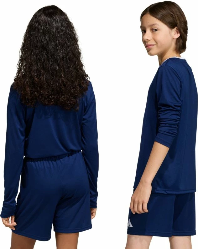 Fanellë me mëngë të gjata për fëmijë adidas, navy blue