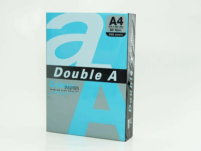 Double A Leter Me Ngjyre A4 80Gr Deep Blue 25Fl