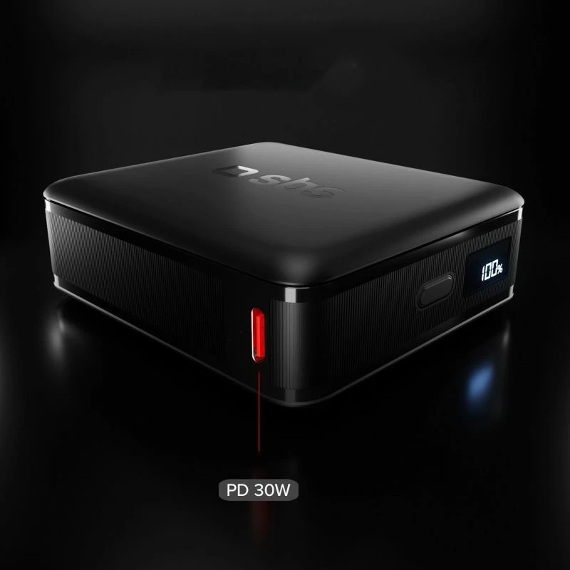 Powerbank SBS HD 30W 10000mAh me LCD, e zezë