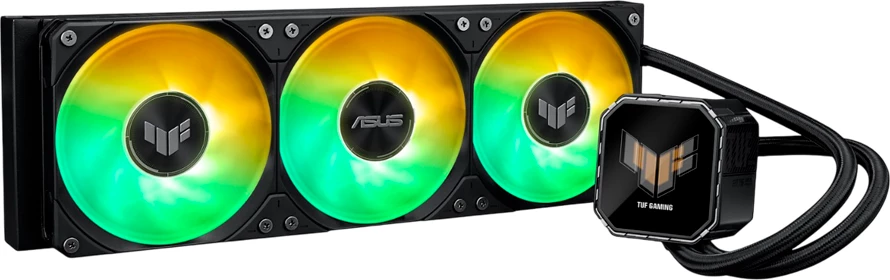 Ftohës lëngshëm CPU ASUS TUF Gaming LC III 360 ARGB LCD, 360mm, 3x120mm, Black