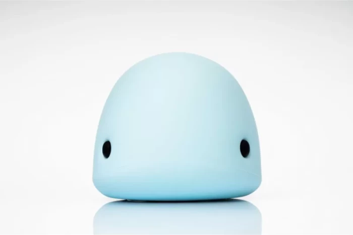 Llambë nate LED Asalite ASAL0308 1W RGB silikon formë delfini, kaltër e çelët