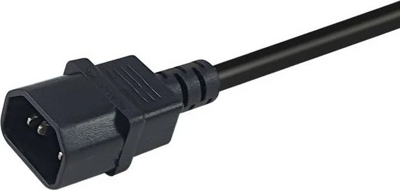 Kabllo rryme Equip C14 në CEE7/3, 0.25m, e zezë