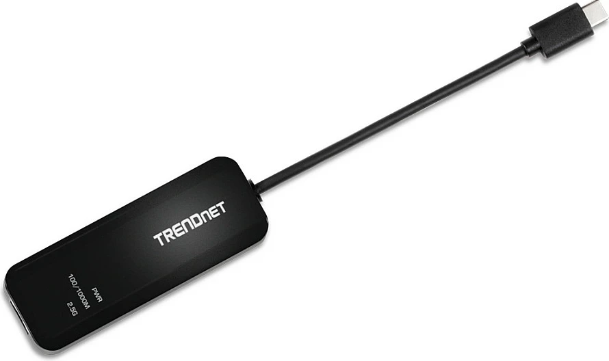 Adapter Ethernet USB-C TRENDnet TUC-ET2G, 2.5 Gigabit RJ-45, USB 3.2 Gen 2, i zi