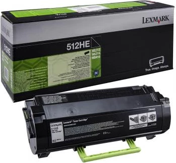 Toner, Lexmark 512HE (51F2H0E), rendiment 5000 faqe, standard, i zi