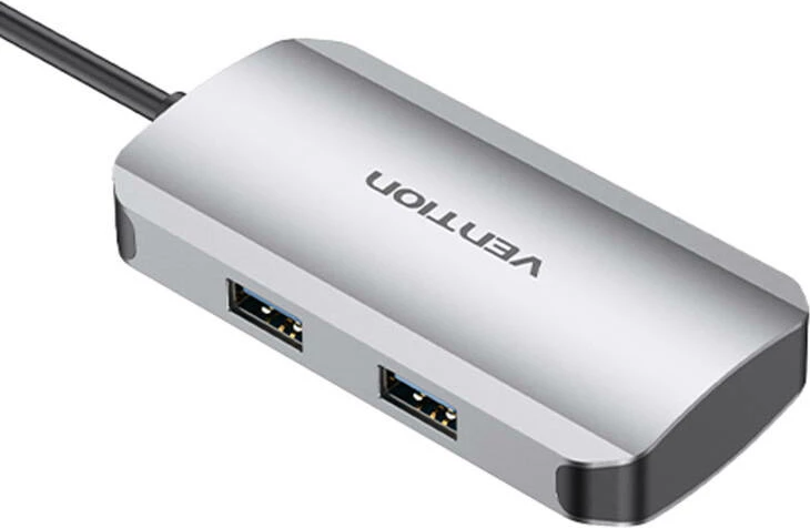 Docking station Vention TNDHB, 3x USB3.0, 2x USB-C, 0.15m, gri