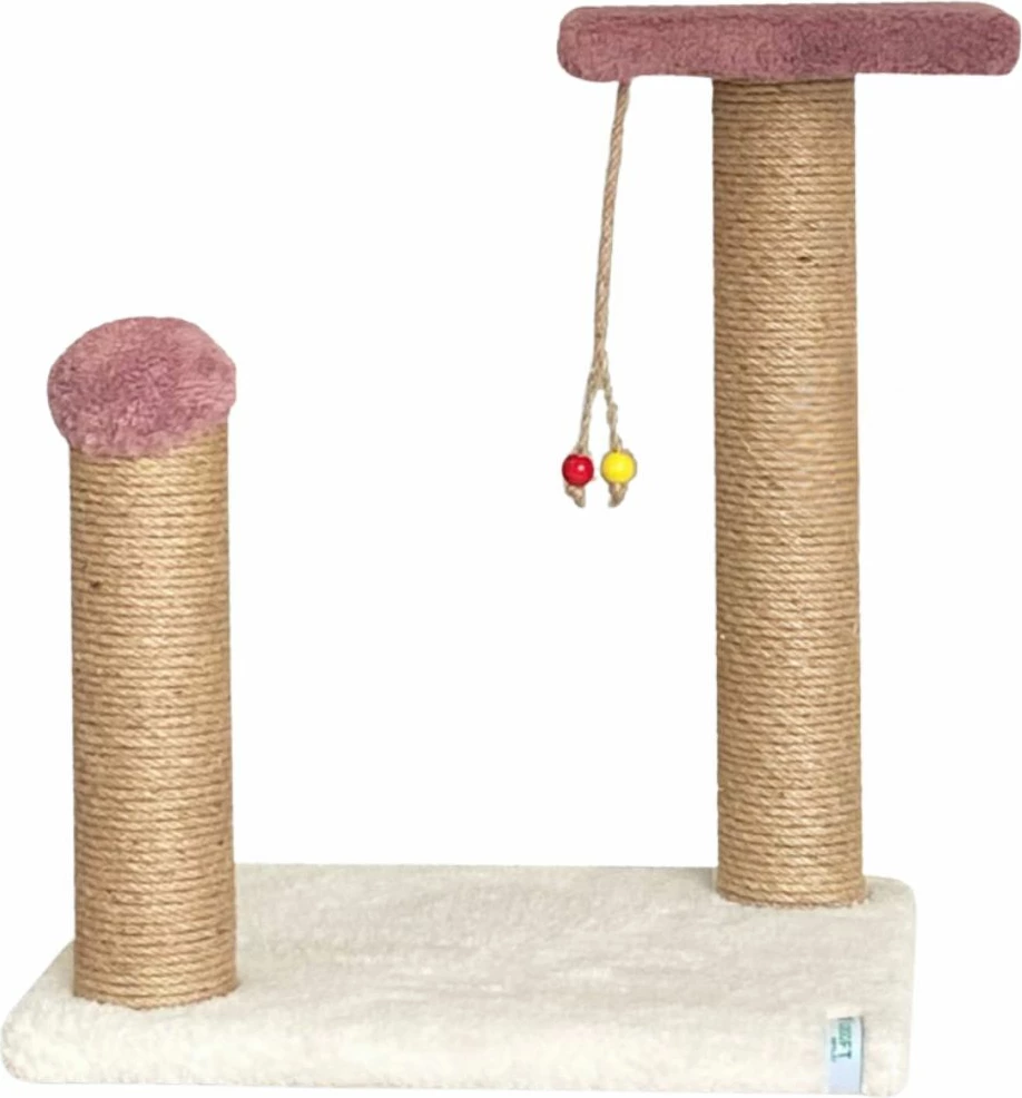 Dërrasë për gërvishtje për mace, ngjyrë dusty rose, Paws & Whiskers