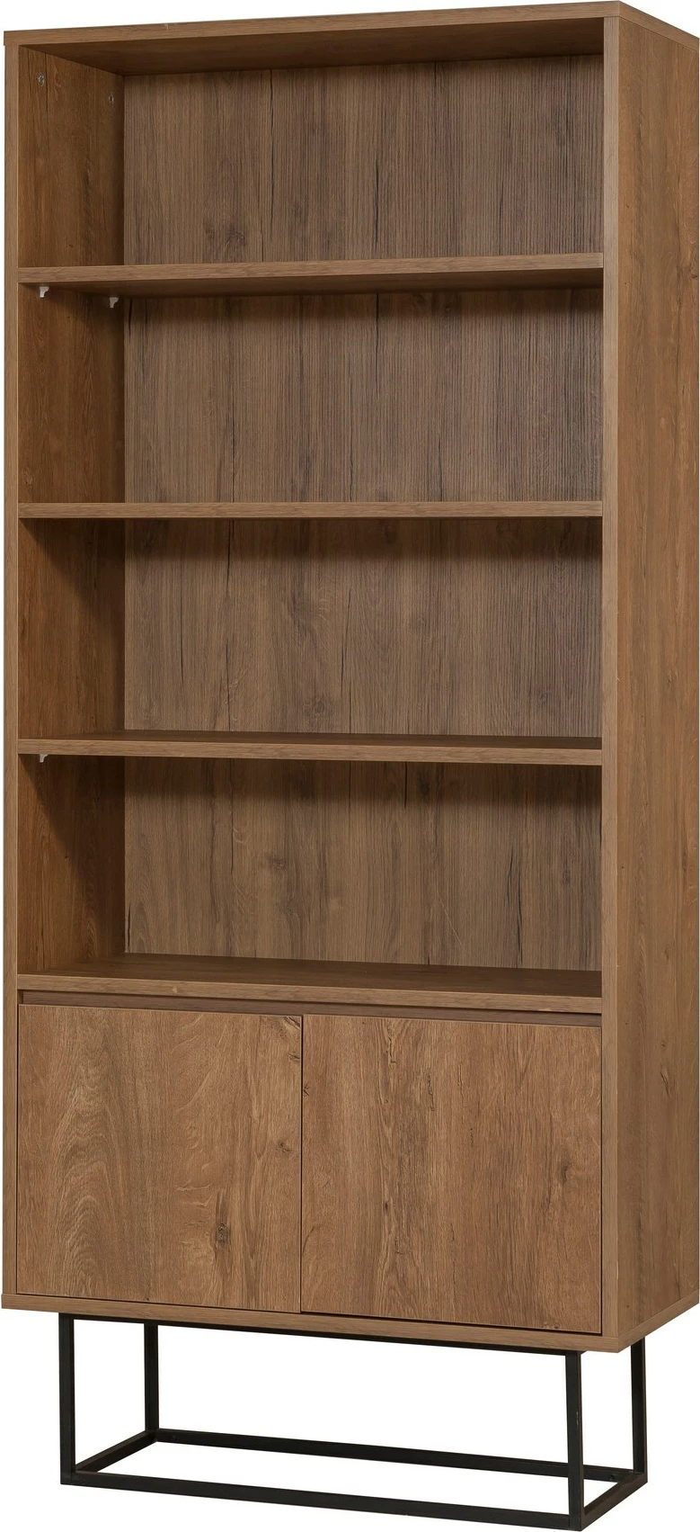 Set mobiljesh për dhomë dite, Skye Decor, Laxus Takım 25, ngjyrë arre dhe e zezë