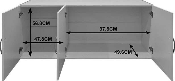 Shtesë sipërfaqe për dollap Alvia, sonoma-antracit, 150x51x60cm