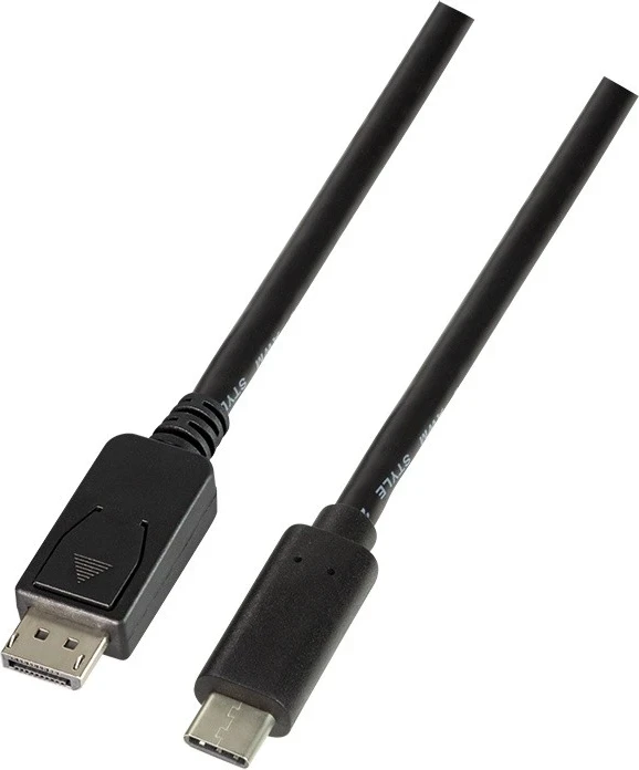 Kabllo LogiLink, USB-C, DisplayPort, 1.8m, i zi