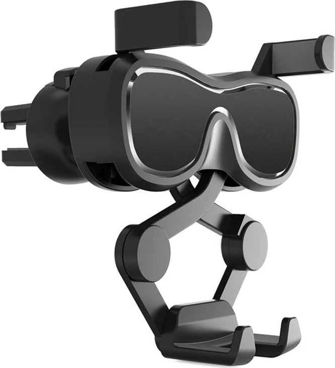 Mbajtës graviteti për celular Hurtel YC06 me freskues ajri, i zi