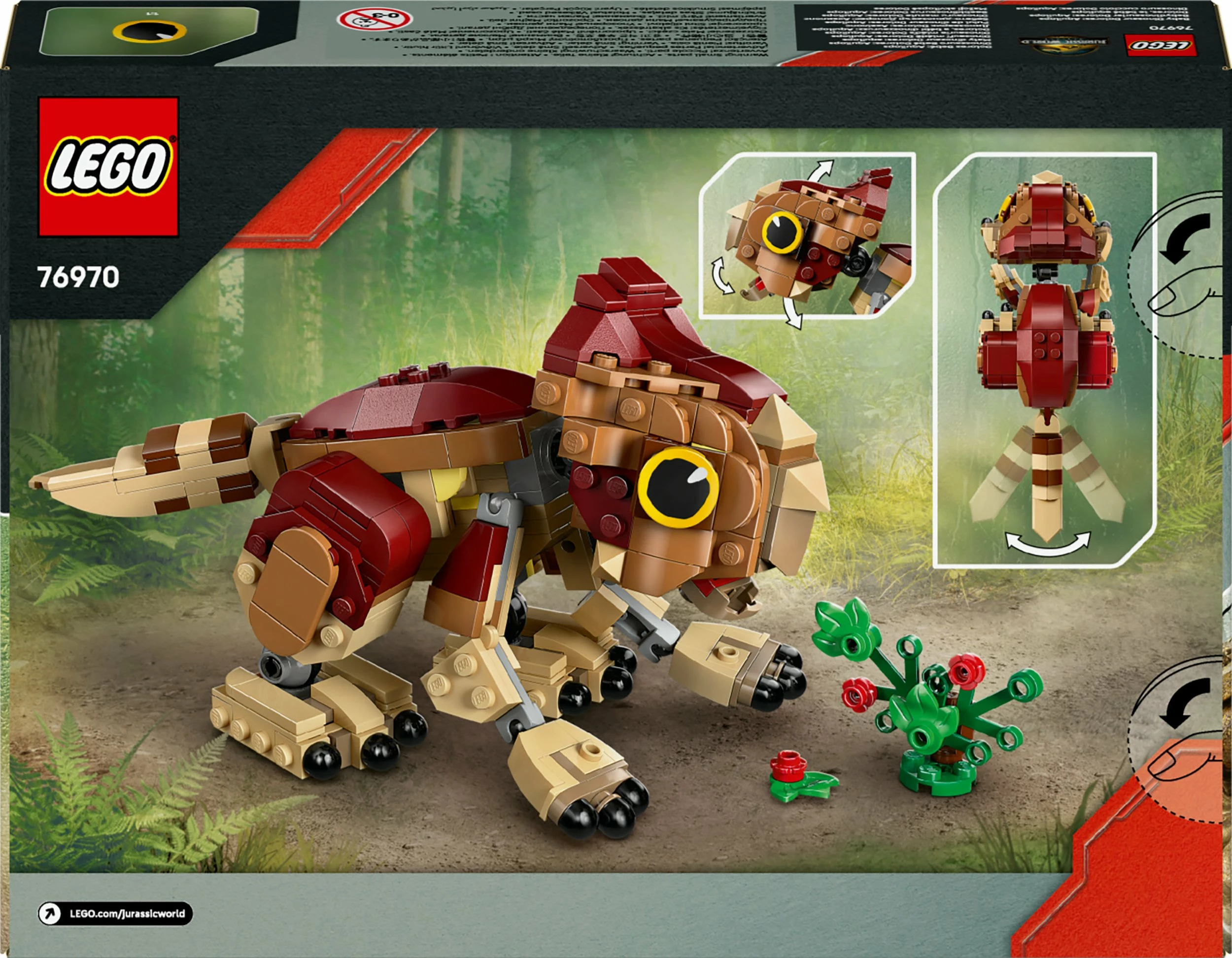 Set LEGO Jurassic World Little Dinosaur Dolores: Aquilops 76970, 339 copë