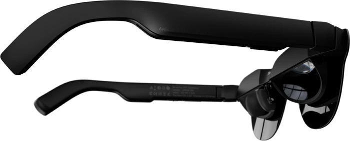 Syze AR RayNeo Air 4 Pro, Micro-OLED 0.6\", HDR10, 1200 nits, 60/120 Hz, 76 g, të zeza