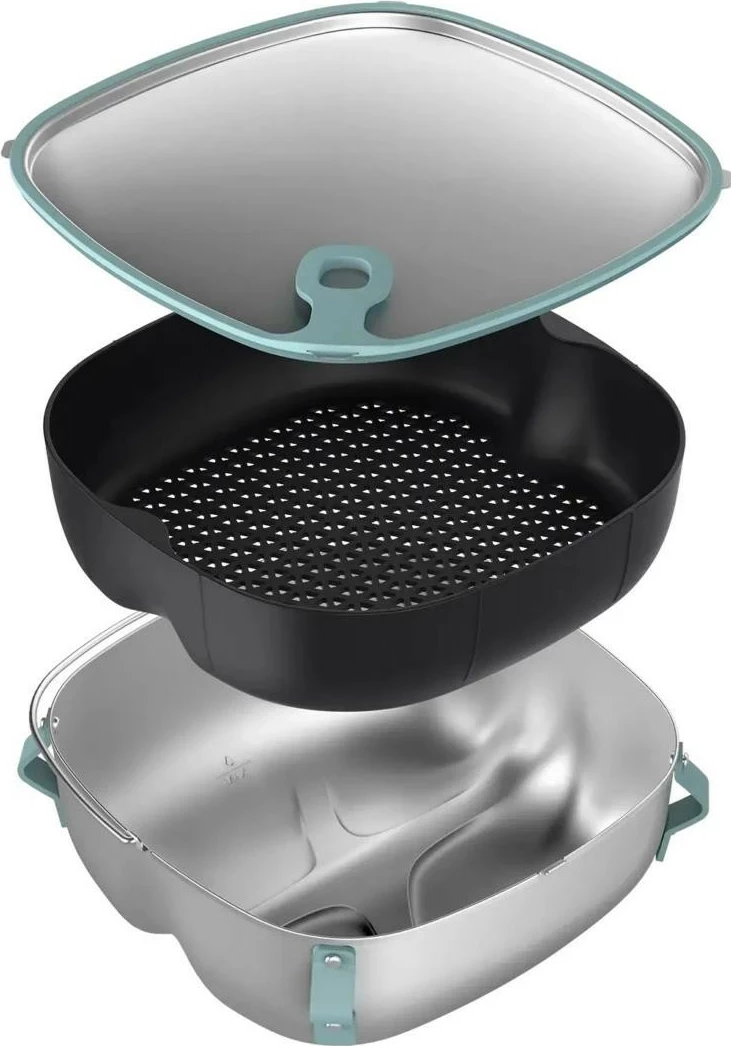 Set aksesorësh Philips HD9960/00 për Airfryer XXL, i zi