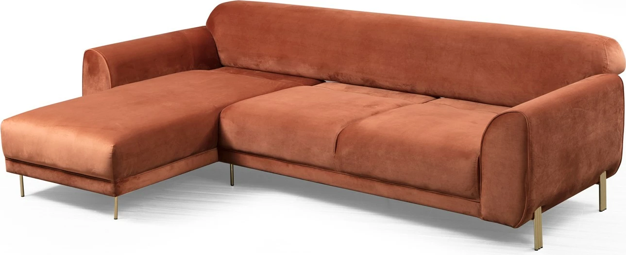 Kënd-sofë krevate Atelier del Sofa, këndi majtas, ngjyrë kanelle (Chl-3R)