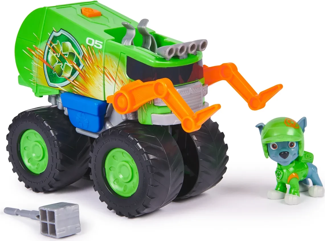 Paw Patrol Rescue Wheels Recycle Truck Rocky Vehicle