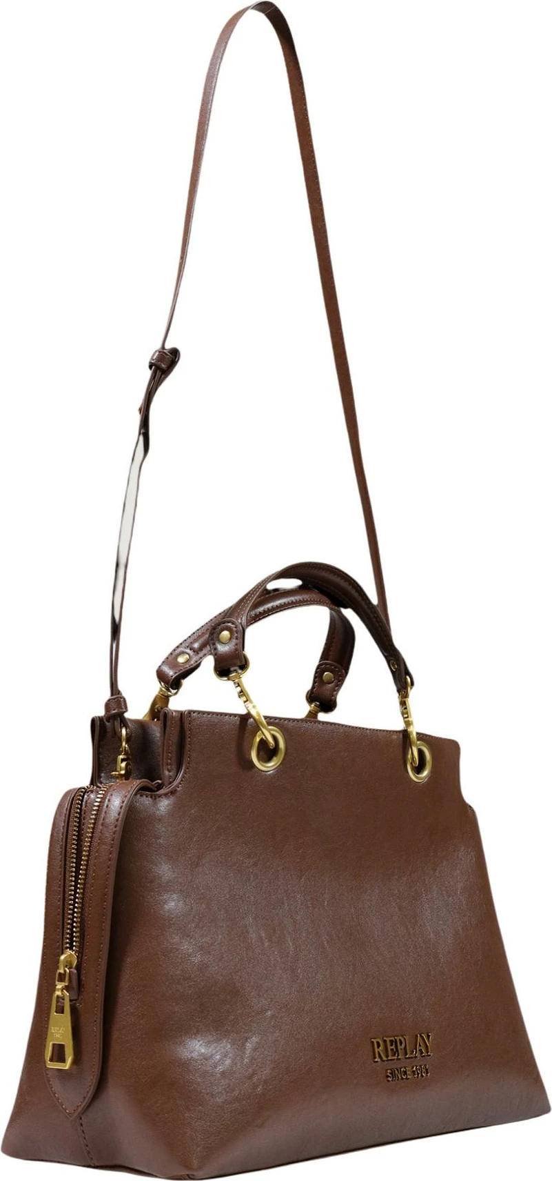 Çantë dore për femra Replay VINTAGE PU FW019Y.000.A7243S, kafe
