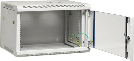 Kabinet rrjeti 19" EFB Elektronik 12U, 450mm thellësi, muror, gri