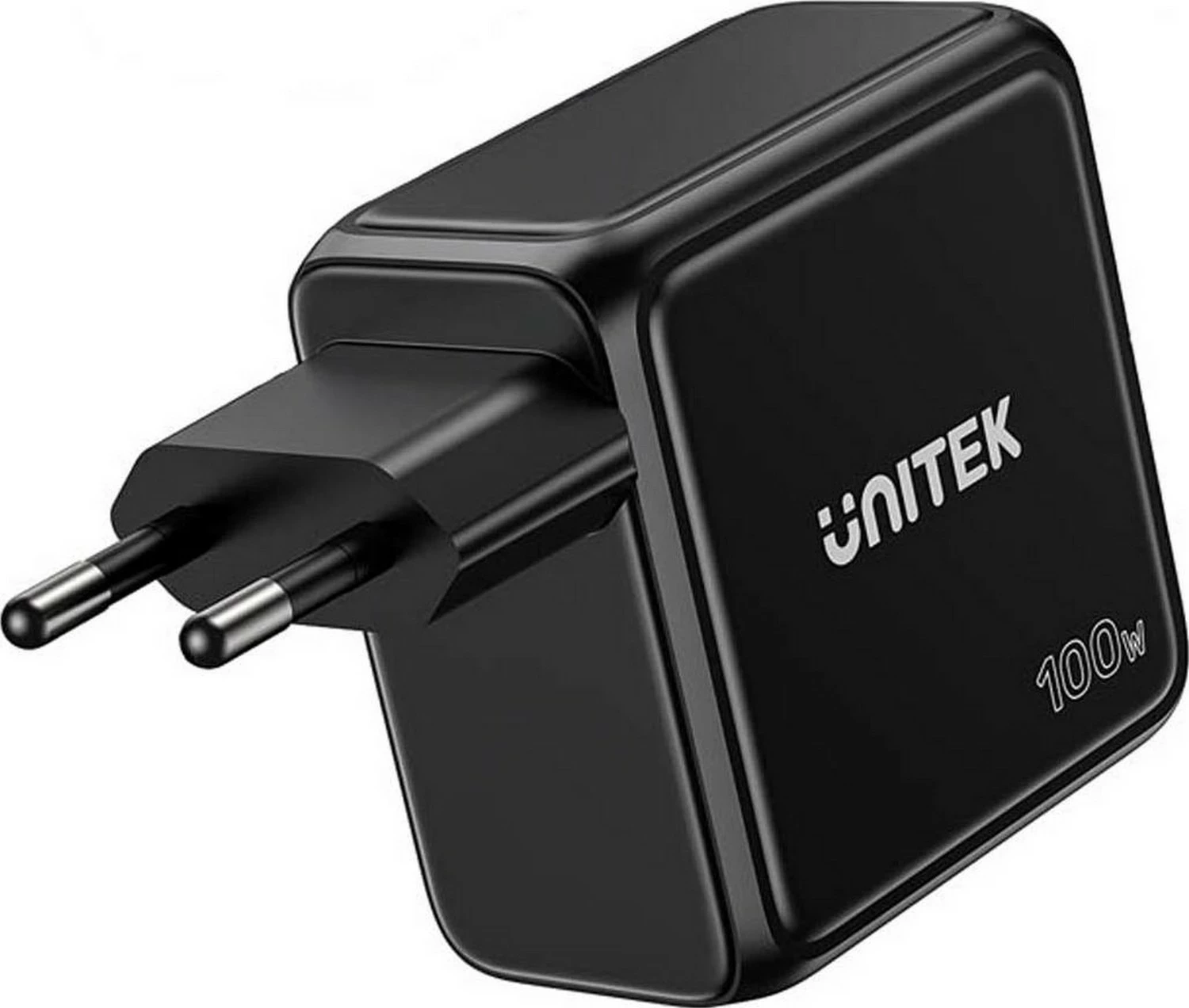 Karikues GaN Unitek me ekran, 100W, 3x USB-C, 1x USB-A, PD3.0, QC4.0, zi