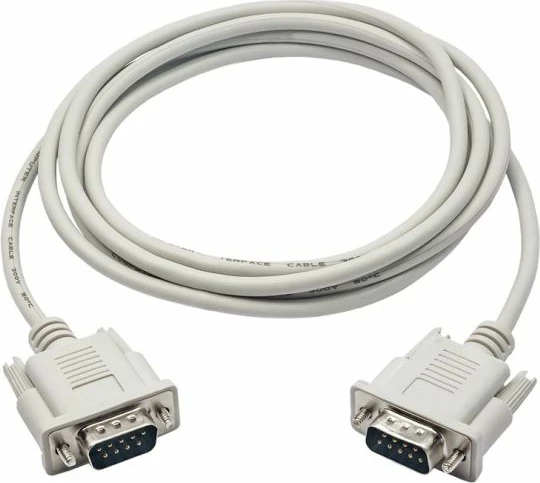 Kabllo RS-232 mashkull-mashkull Hikvision 2m, e bardhë
