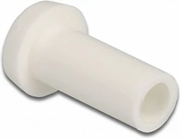 Kapak pluhuri për konektor fibër optike DeLOCK 2.5 mm, 10 copë, i bardhë