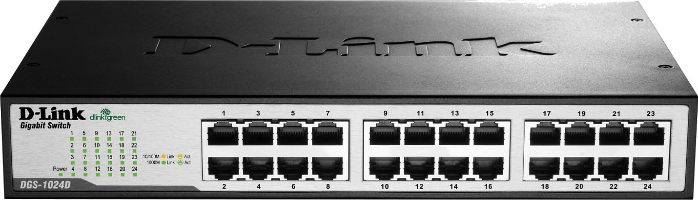 Switch D-Link DGS-1024D, 24 porta, Gigabit, unmanaged, full duplex