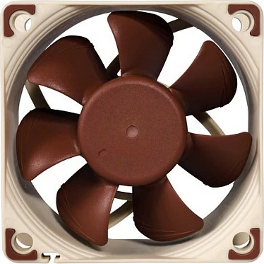 Ventilator kase NOCTUA NF-A6X25 FLX 6cm, 1600-3000 RPM, kafe
