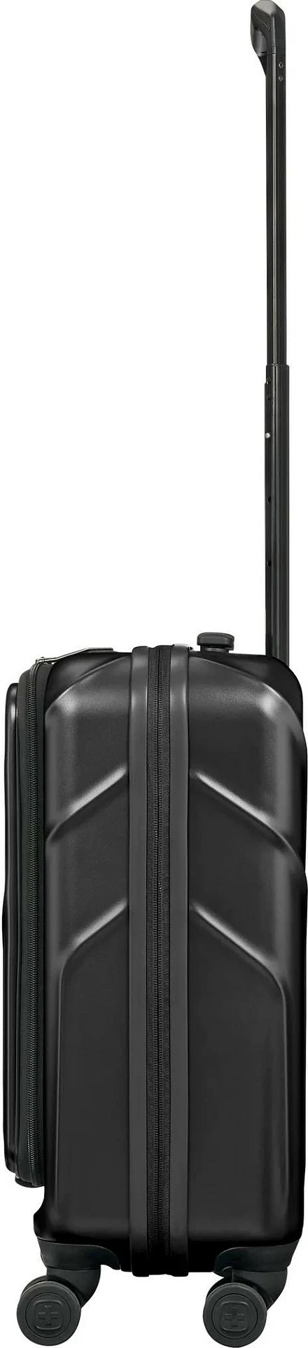Valixhe kabine Wenger Amplix Hardside Carry-On, 36L, për laptop 16", 4 rrota, e zezë