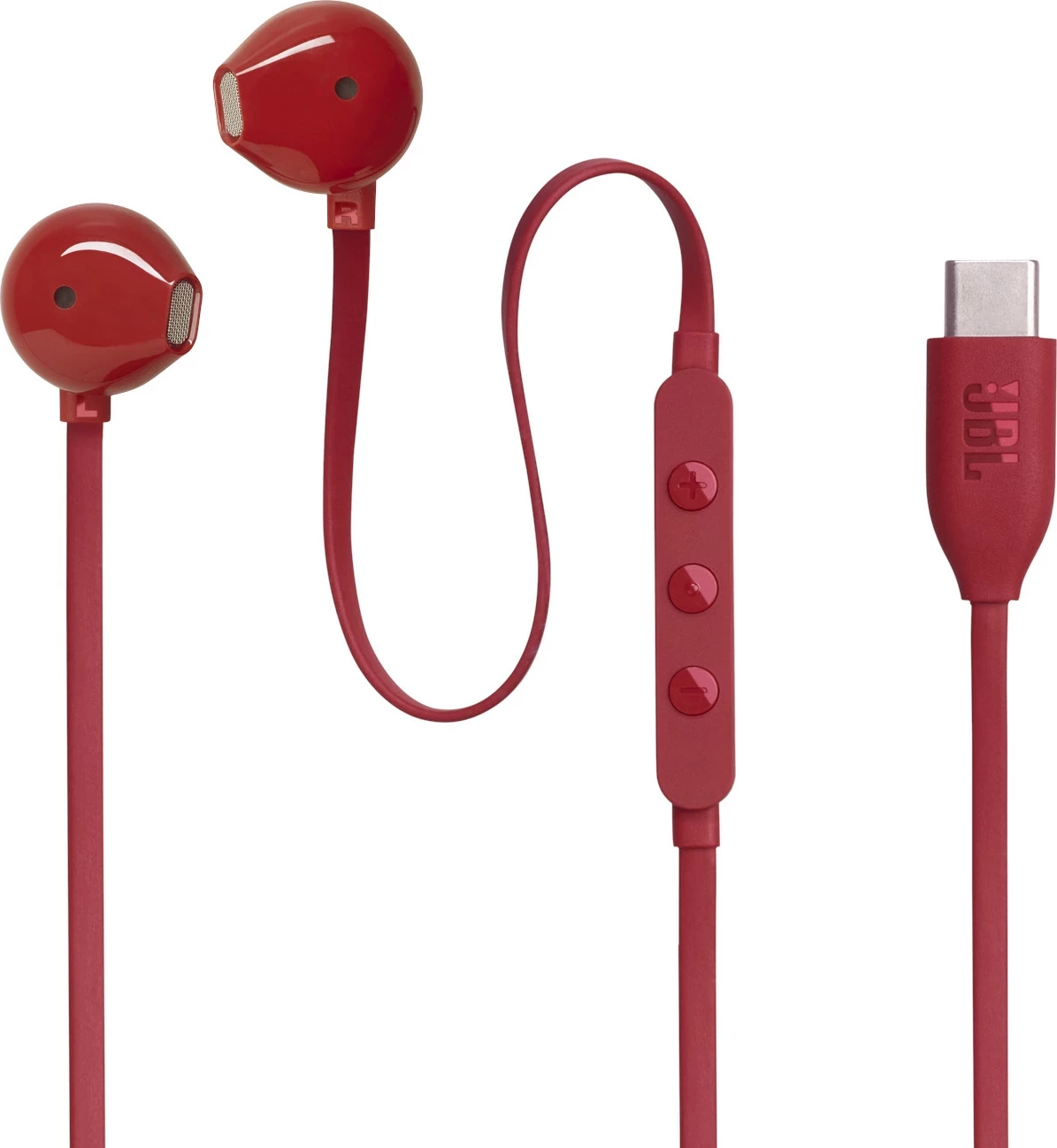 Kufje JBL Tune 305C USB-C in-ear, të kuqe