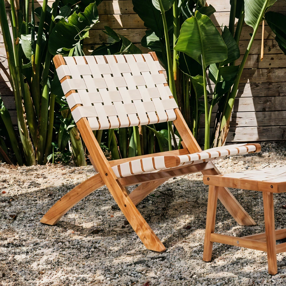 Karrige palosëse Hastag, ngjyrë bezhë-natyrale, 78x60x72.5