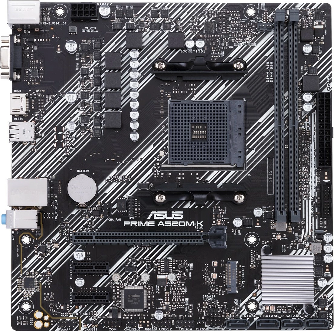 Pllakë amë ASUS PRIME A520M-K, Socket AM4, micro ATX