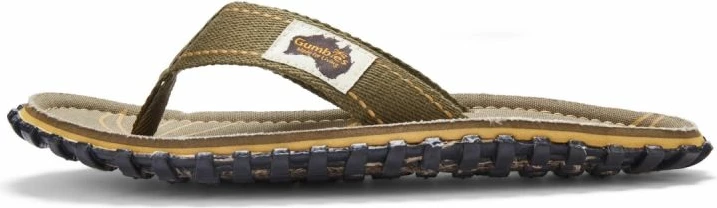 Flip-flopa për meshkuj Gumbies Islander Palm Leaf Khaki [Madhësia: 49]