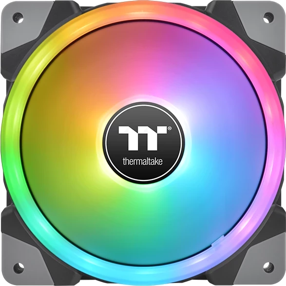 Ventilator kasë Thermaltake SWAFAN EX12 RGB TT Premium Edition, 12 cm, 2000 RPM, 3 copë, e zezë