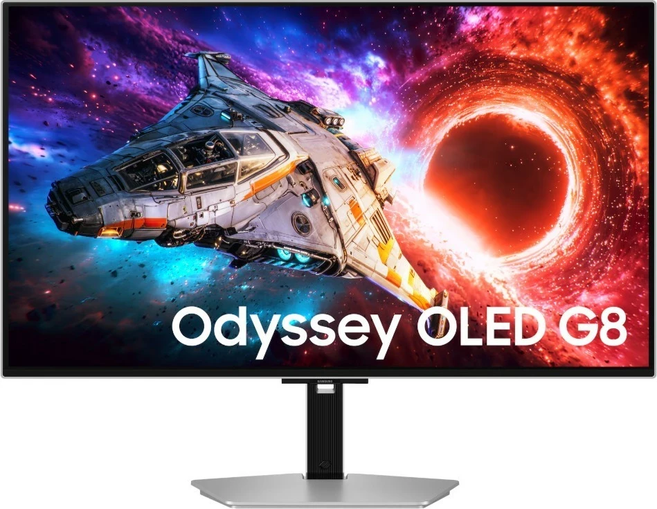 Monitor Samsung Odyssey OLED G8 LS32HG800SUXEN, 32", 4K, QD-OLED, 240Hz, Silver