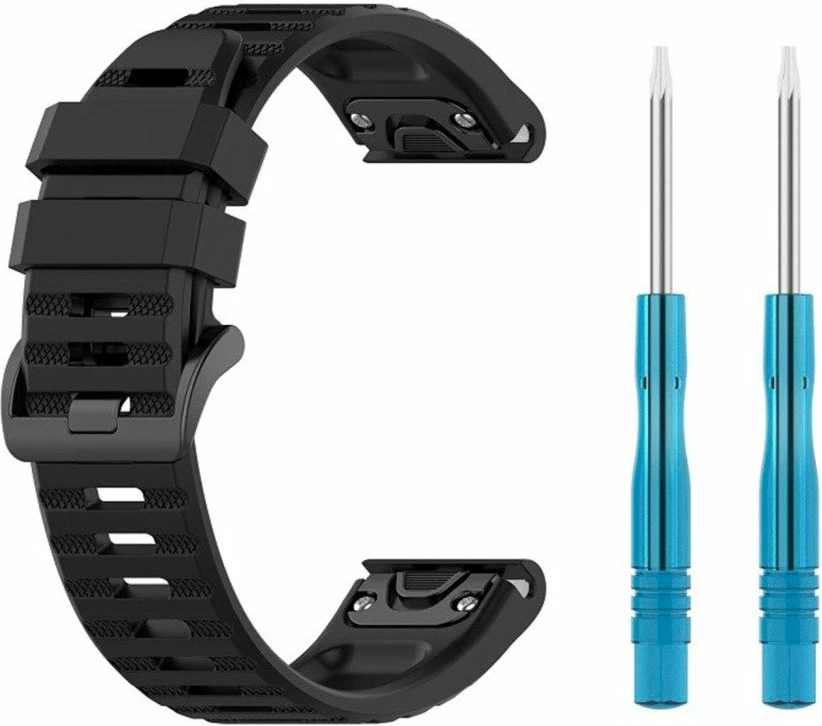 Rrip silikoni Fixed Garmin QuickFit 26mm, i zi