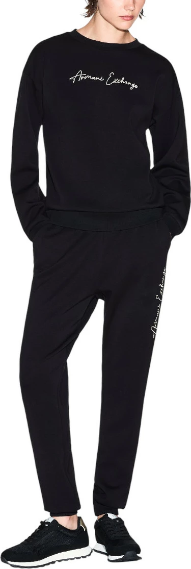 Pantallona sportive për femra Armani Exchange XW000837 AF13397, të zeza-ari [Madhësia: XS]