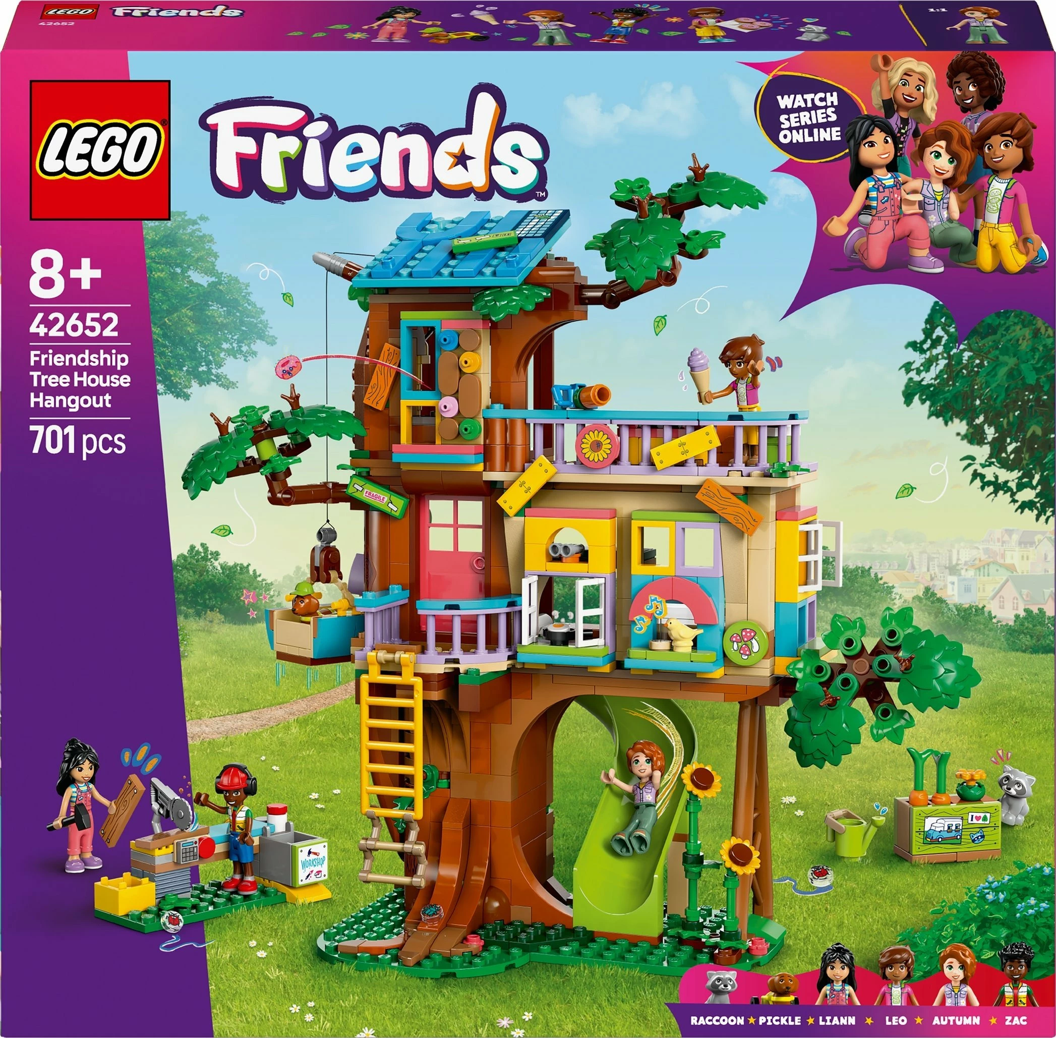 Set LEGO Friends 42652 Shtëpia në pemë e miqësisë, 701 pjesë