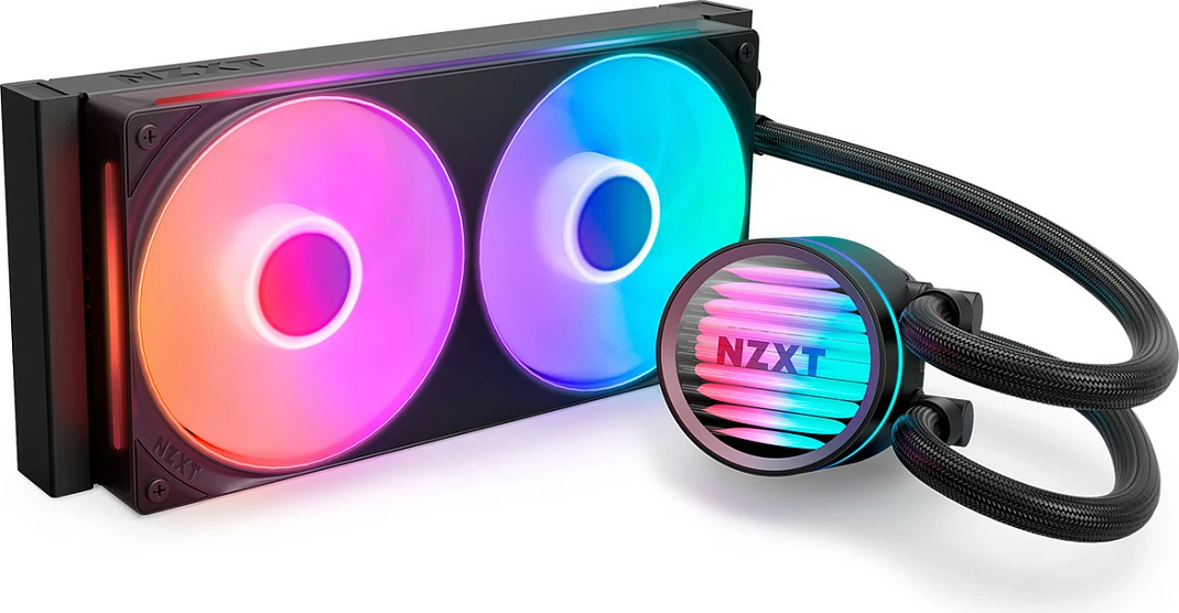Ftohës lëngshëm CPU NZXT Kraken Core RGB 240 (2025), AIO 240mm, i zi