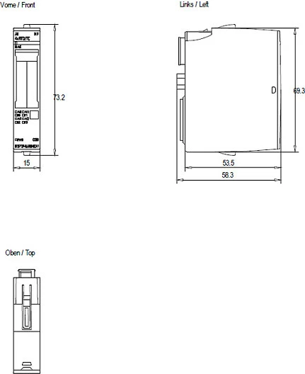 Modul hyrje analoge Siemens SIMATIC ET 200SP 6ES7134-6JD00-0CA1, AI 4x RTD/TC, IP20, shumëngjyrësh