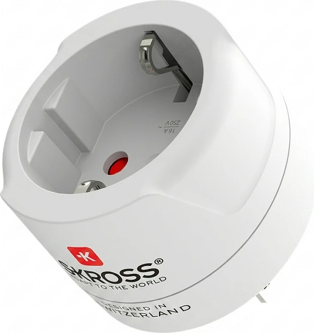 Adapter prizë udhëtimi SKROSS Europe to USA, i bardhë