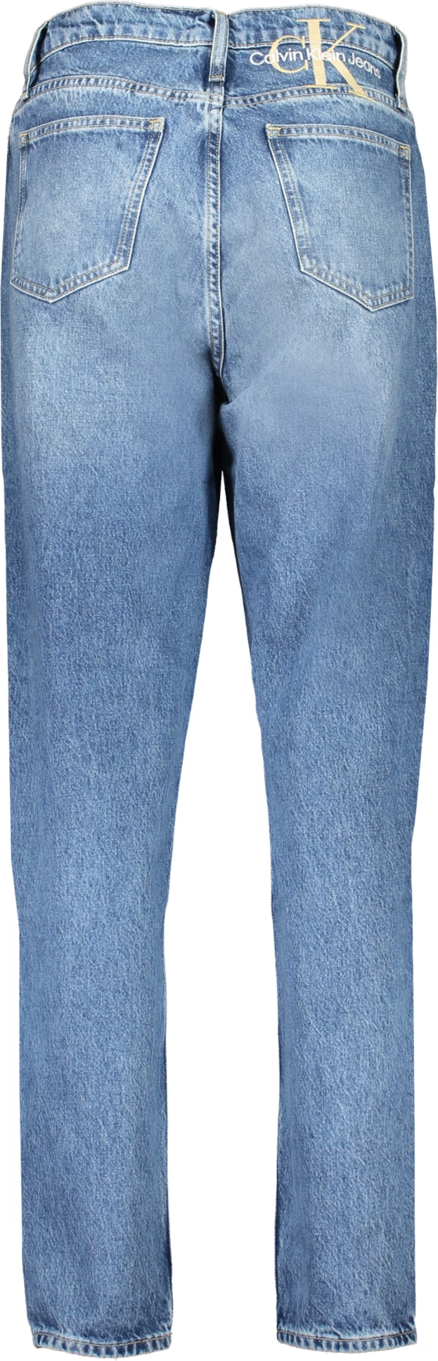 Xhinse për femra CALVIN KLEIN mom jeans, të kaltërta [Madhësia: W26 L30]