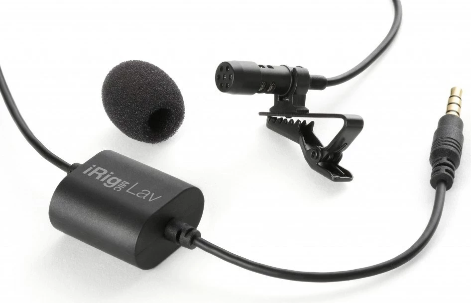 Mikrofon me kapëse IK Multimedia iRig Mic Lav, i zi