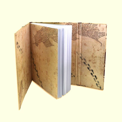 Fletore BLUE SKY Harry Potter Marauder's Map A5, 80 faqe, hardcover, me mbyllje magnetike, bezhë