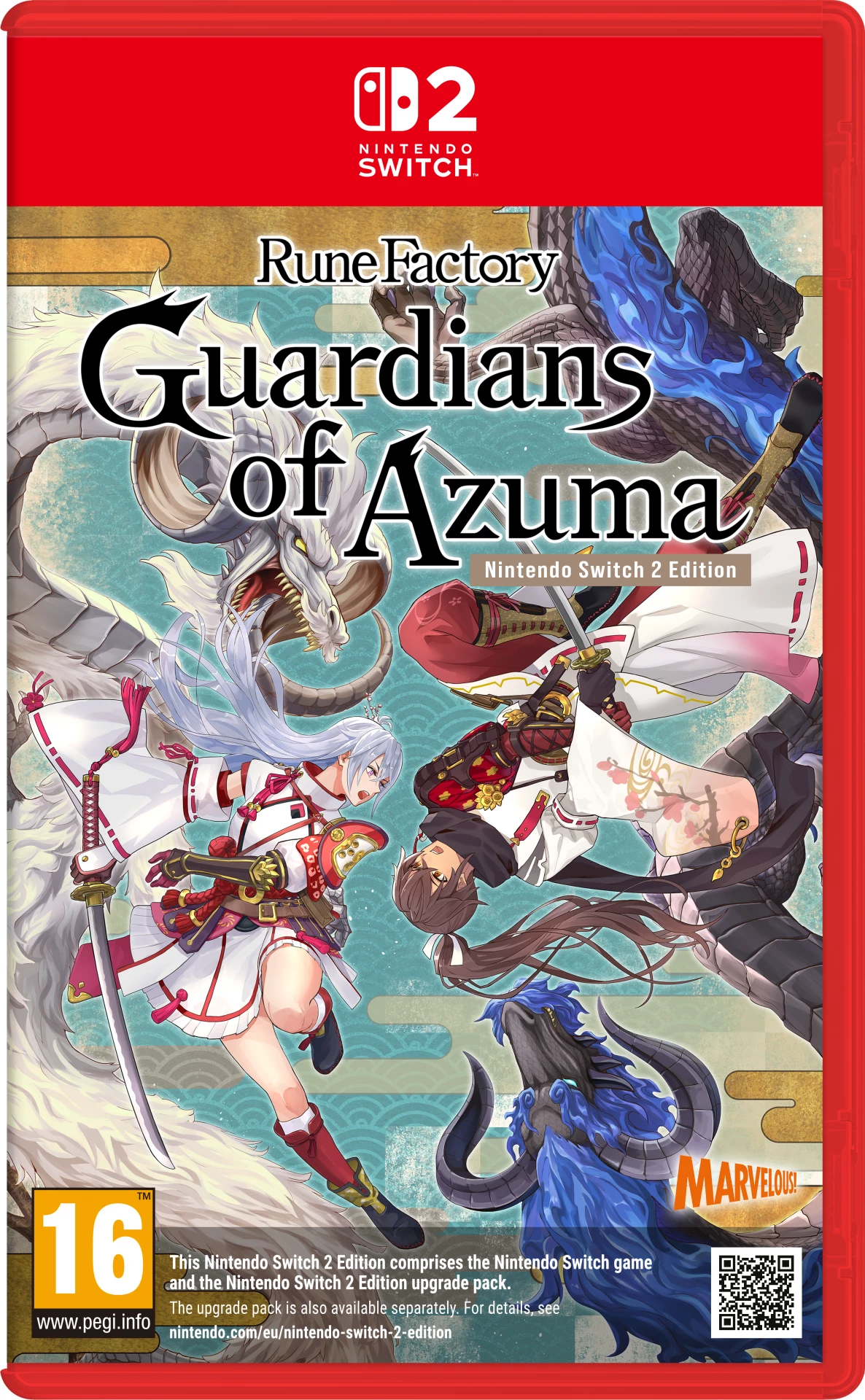 Lojë Nintendo Switch 2, Marvelous, Rune Factory: Guardians of Azuma, PEGI 16