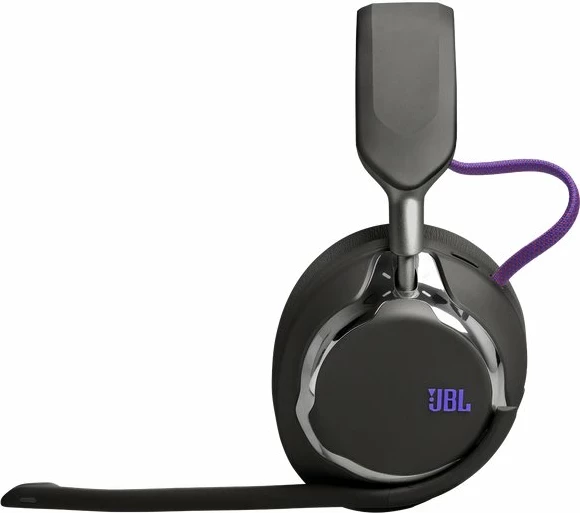 Kufje gaming JBL Quantum 950, wireless 2.4GHz + Bluetooth 5.3, ANC, 50mm, me mikrofon dhe base station, zi/vjollcë