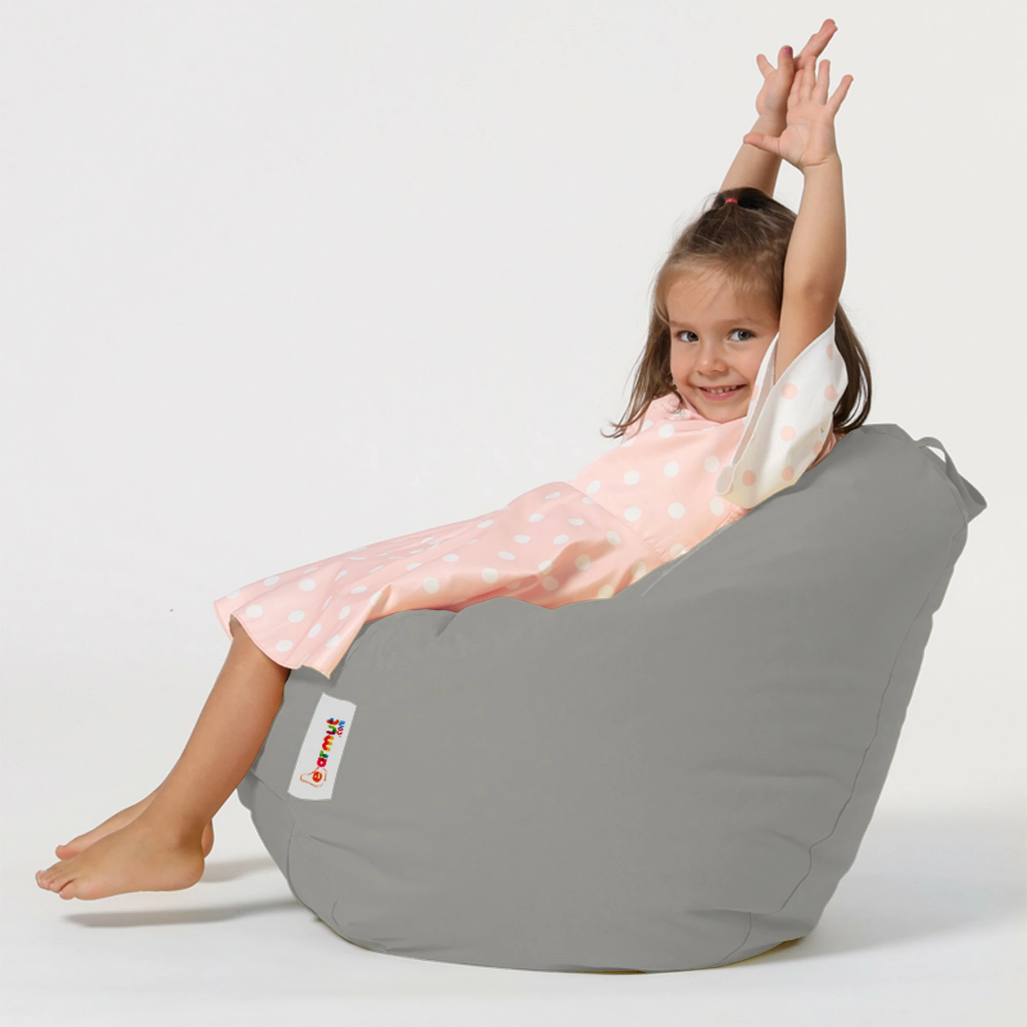 Qese ulëse për fëmijë për kopsht, ngjyrë fume, Atelier del Sofa, Premium Kids