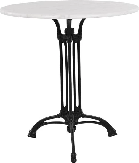 Tavolinë me 3 këmbë bazë prej hekuri FH5609 me mermer Rreth 60x73cm