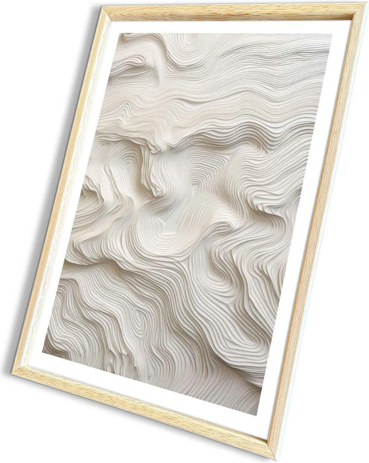 Pikturë dekorative me kornizë, MDF, Wallity, Ahswabisabi-023, 42x62cm